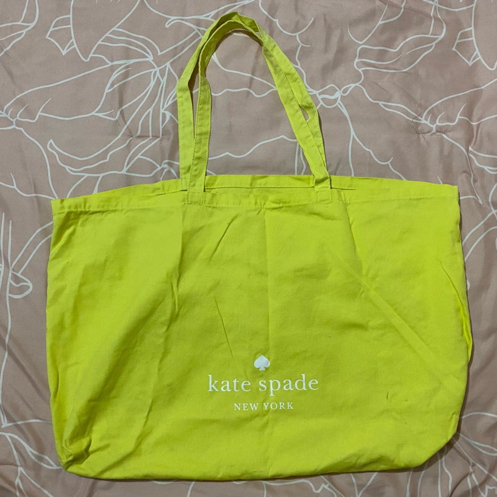 Kate Spade yellow tote bag